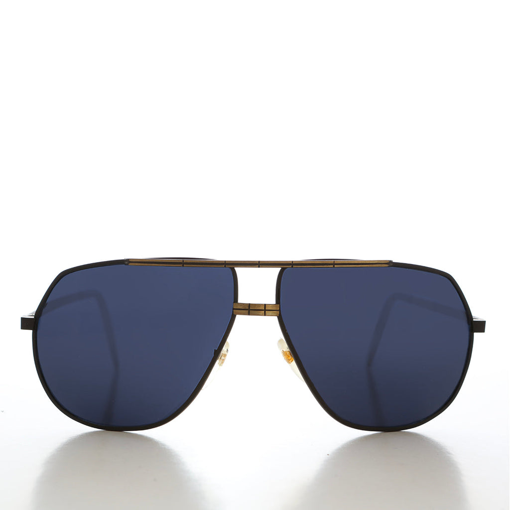 Large Square 80s Aviator Sunglasses - Gibbons