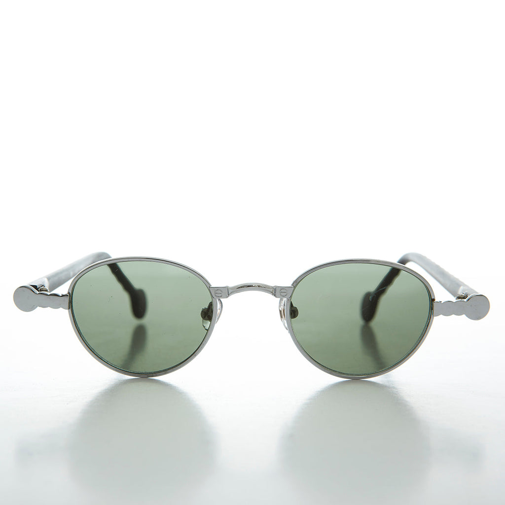 90s Metal Steampunk Victorian Wide Frame Vintage Sunglass - Gideon