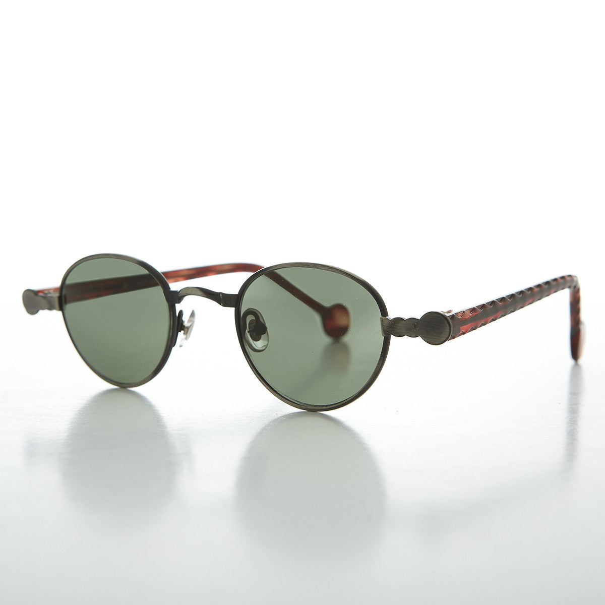 90s Metal Steampunk Victorian Wide Frame Vintage Sunglass - Gideon