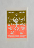 Risograph Print 5" x 7" - "Guiding Spirit"