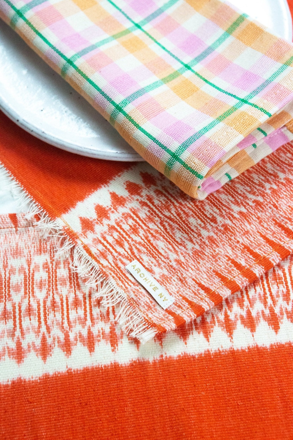 Marguerite Plaid Dinner Napkin