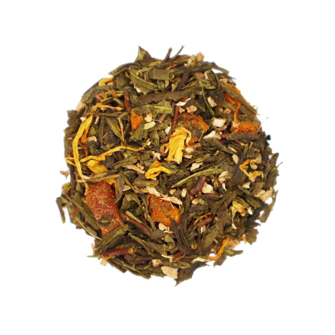 Ginger Peach Green Tea