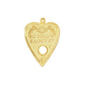 Gold Ouija Slider Pendant