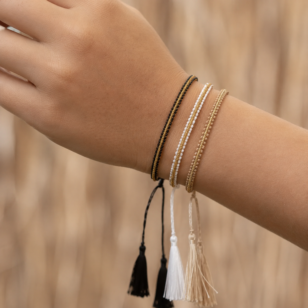 Golden Tassel Bracelets