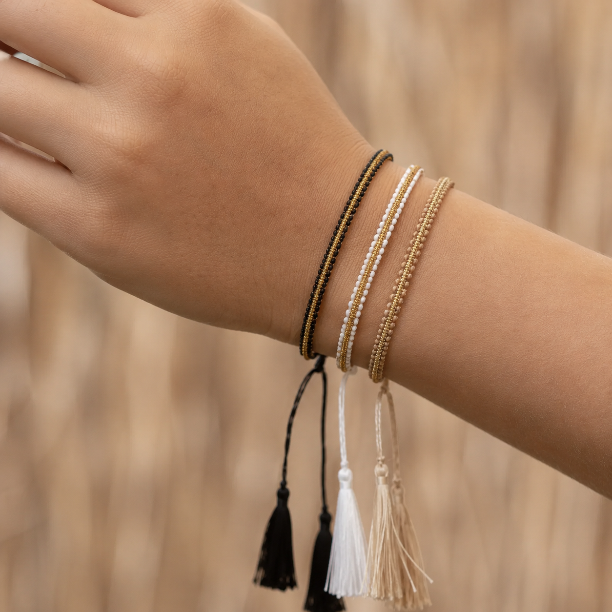 Golden Tassel Bracelets