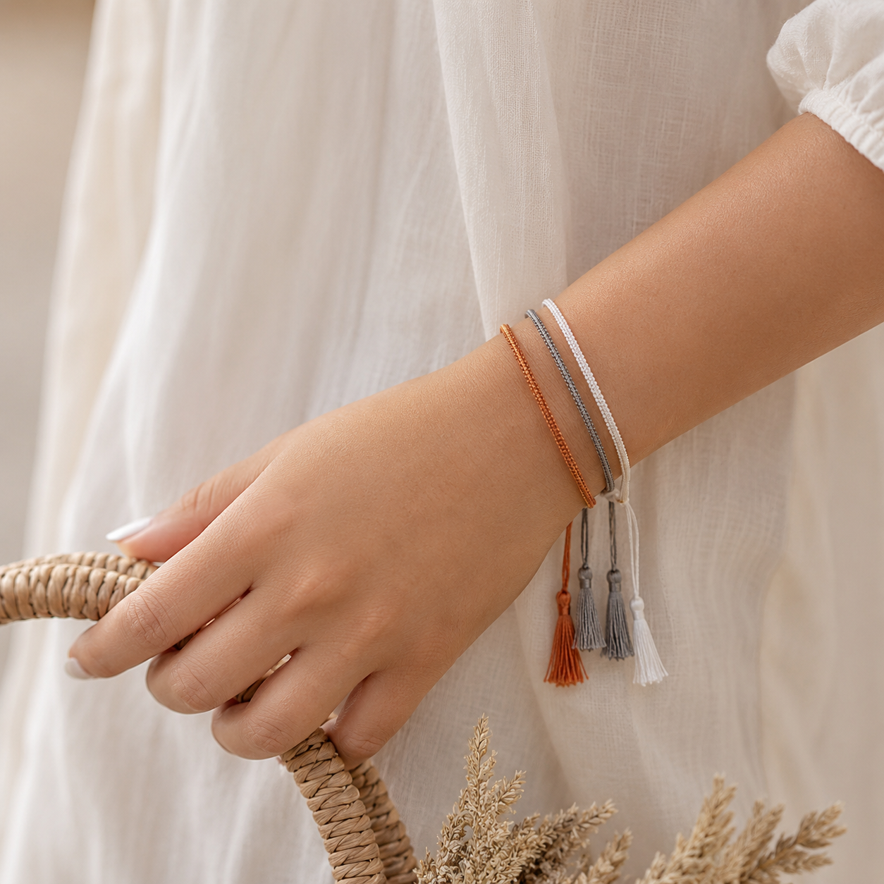 Golden Tassel Bracelets