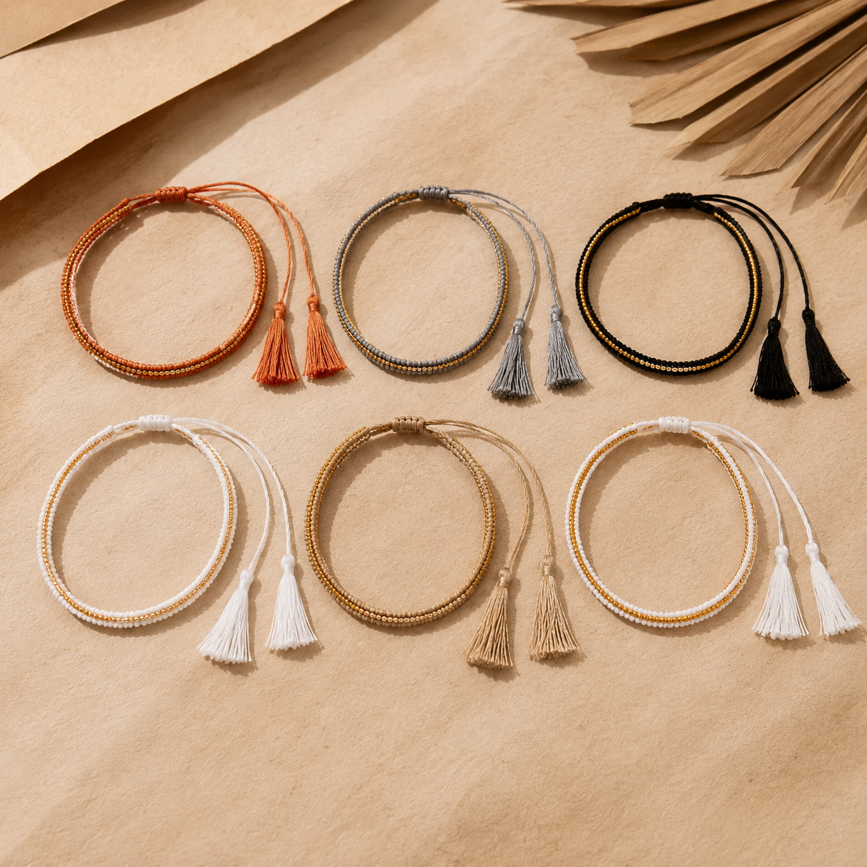 Golden Tassel Bracelets