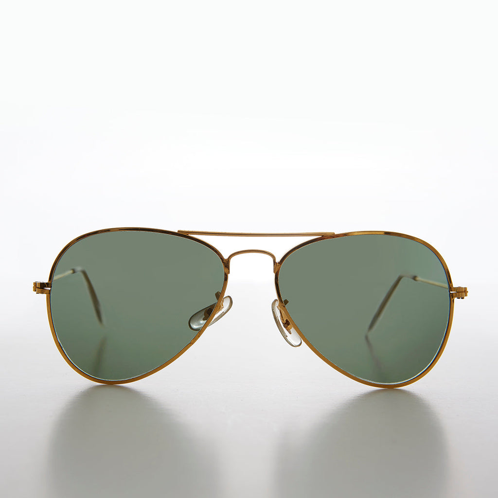 Small Classic Aviator with Glass Lens - Hawker