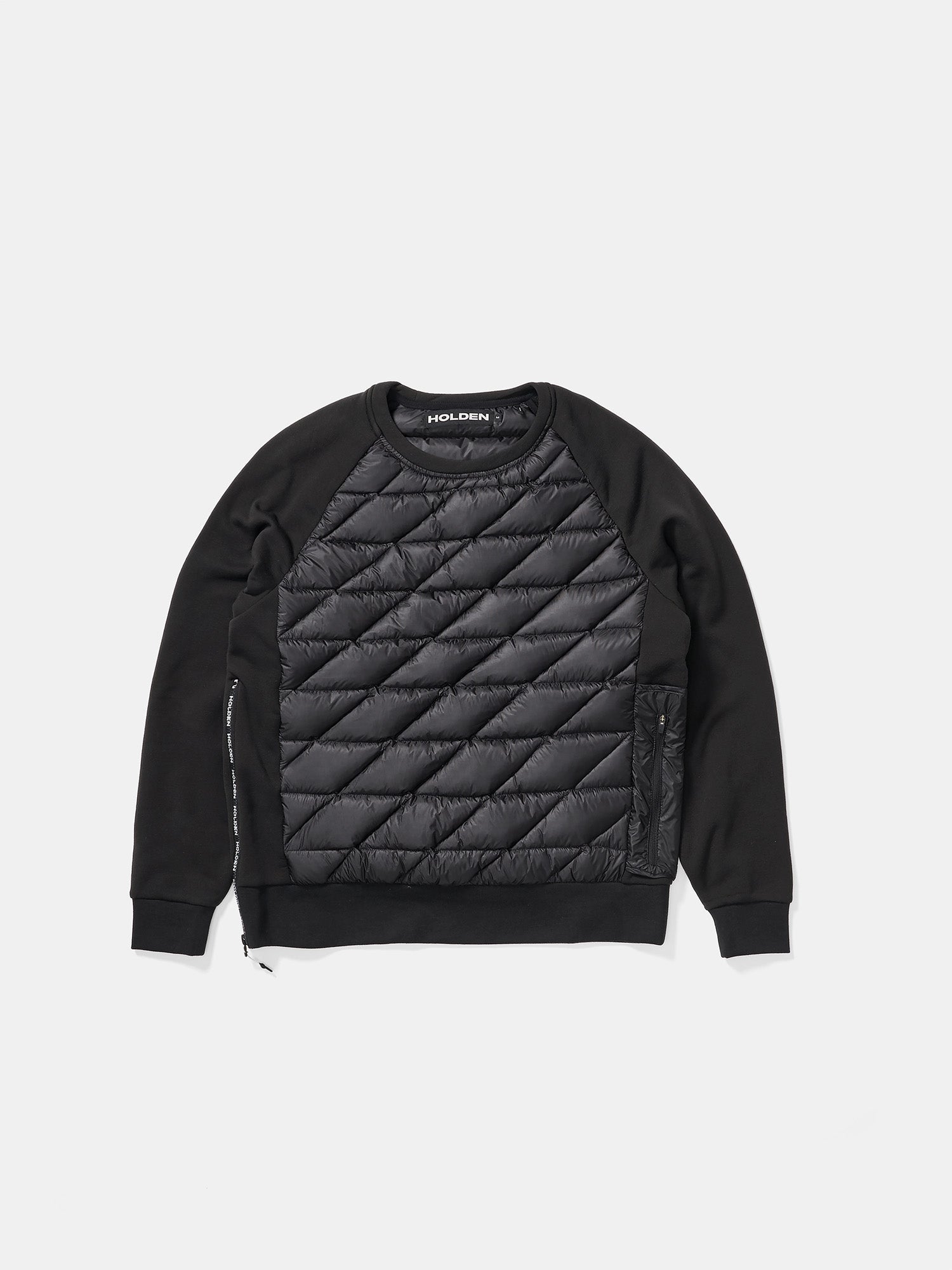 Hybrid Down Crew - Black