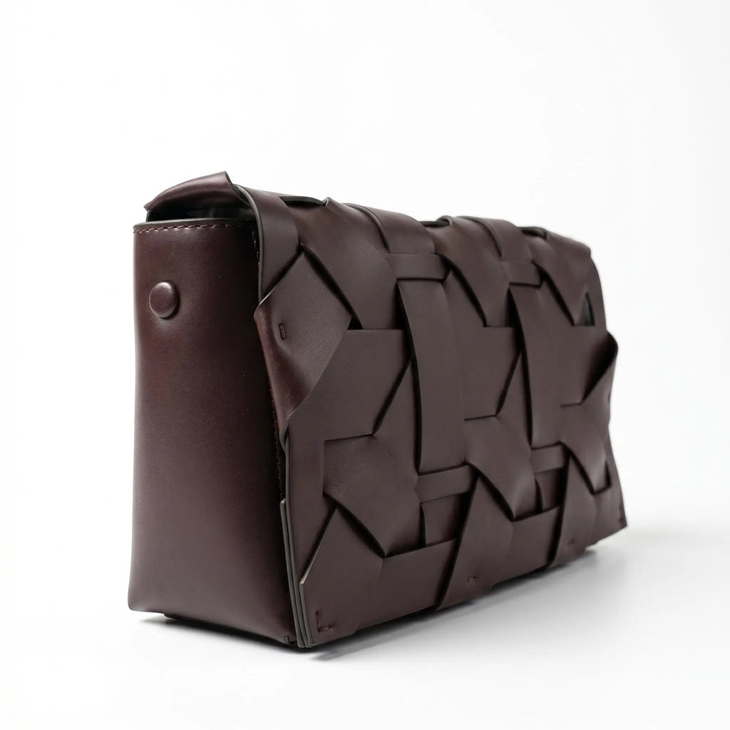 THE ZENOBIA WOVEN CLUTCH