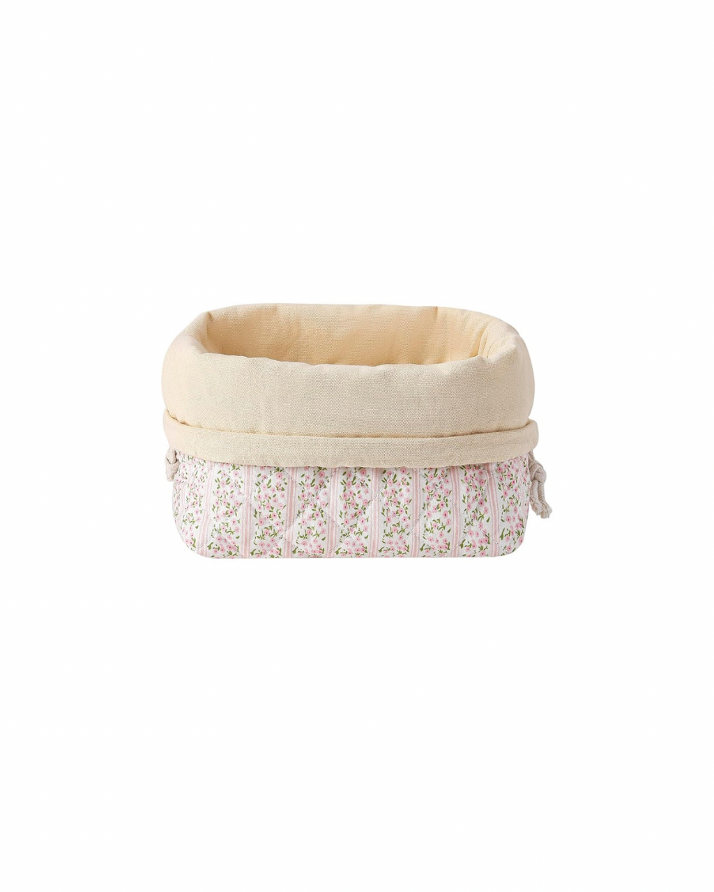 Pink Ditsy Floral Drawstring Pouch
