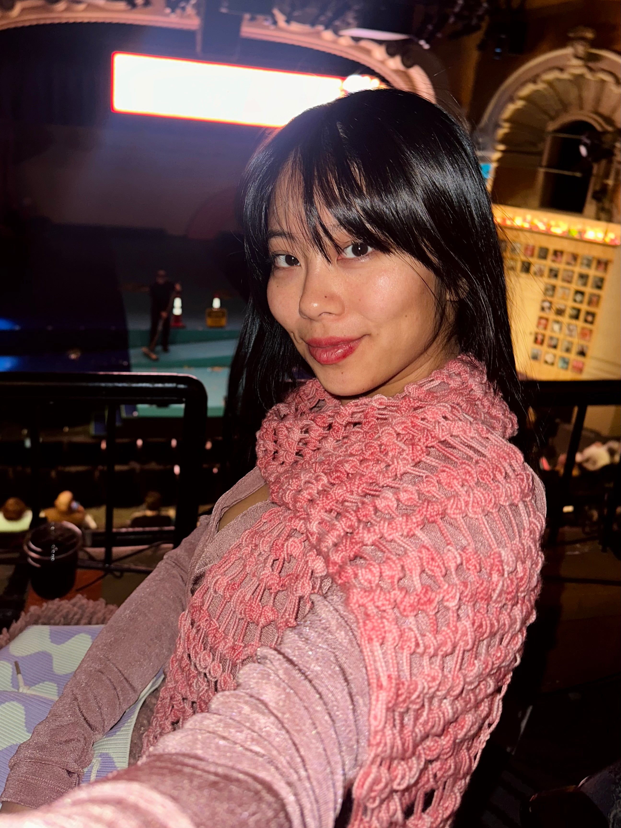 Pasadena Rose Crochet Scarf