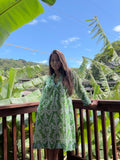 Margot Dress in Limeade, Elise Hatsuko