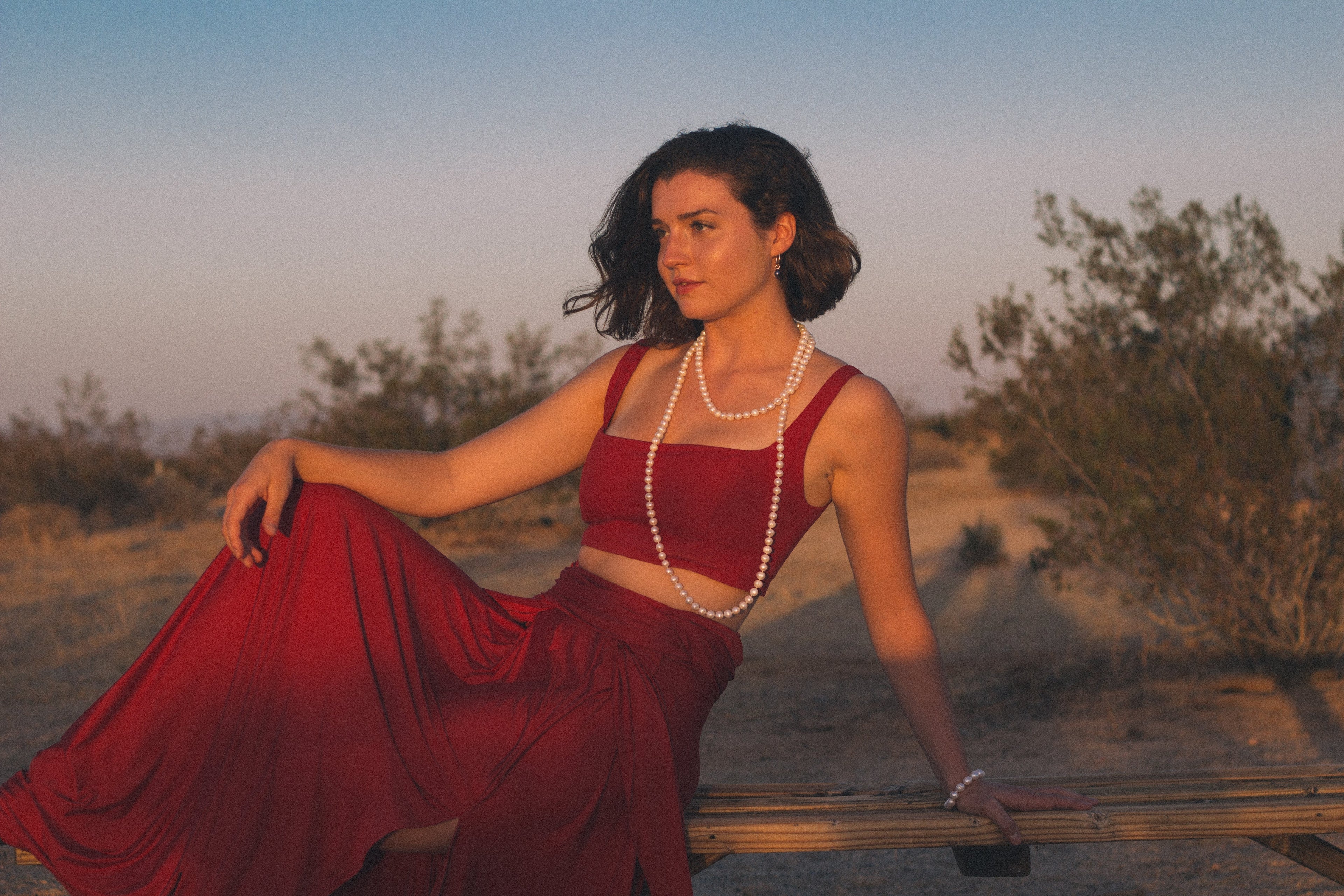 Extra-long perfect pearl necklace