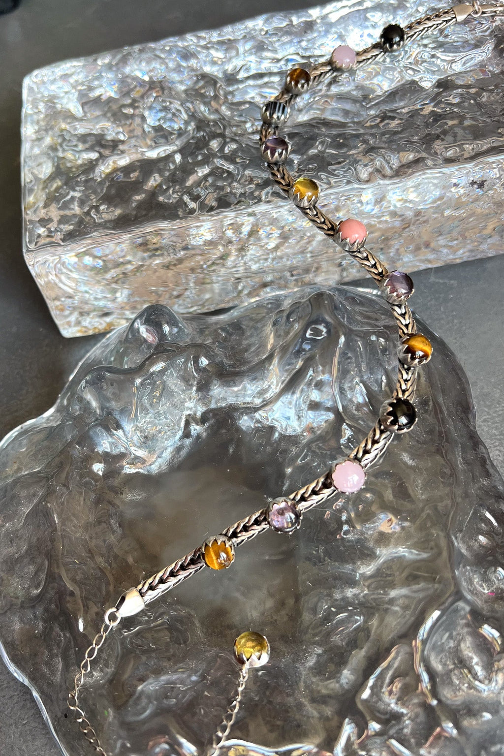 Chainmail Choker in Punk Rocks (Silver) SHIPS IN FEBRUARY