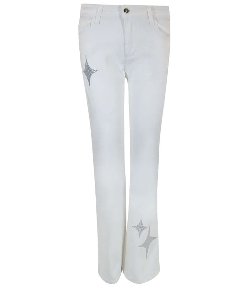 Designing Hollywood  X Madison Maison™ Denim with Silver Glitter Star