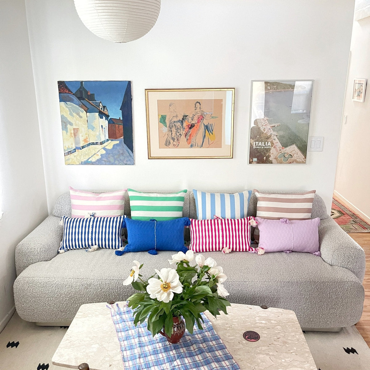 Santiago Cabana Stripe - Sky Blue