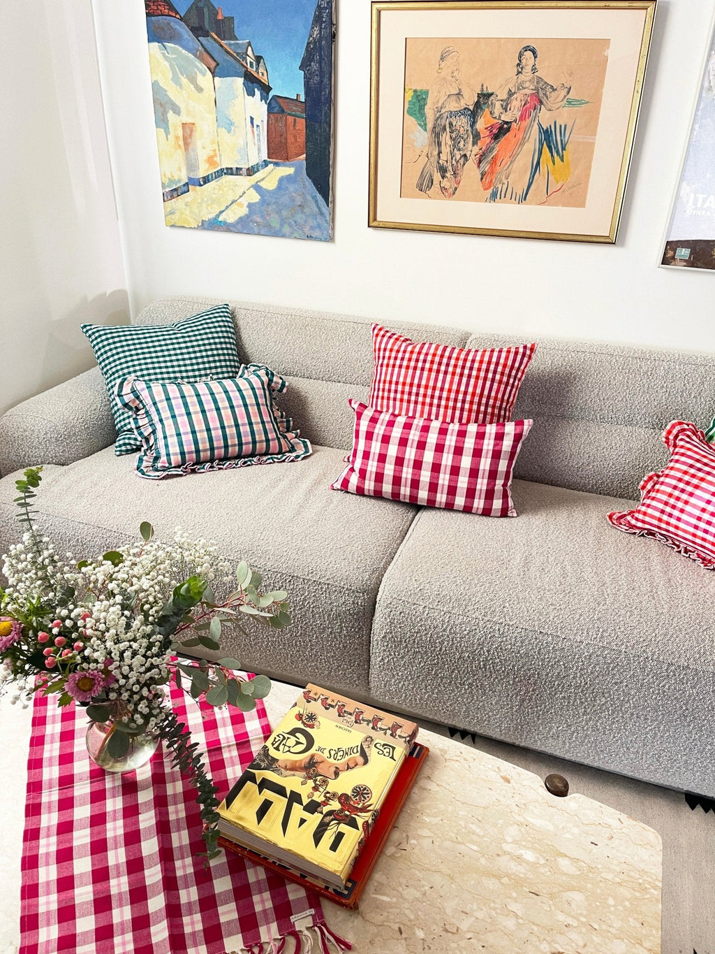 Noel Plaid Pillows