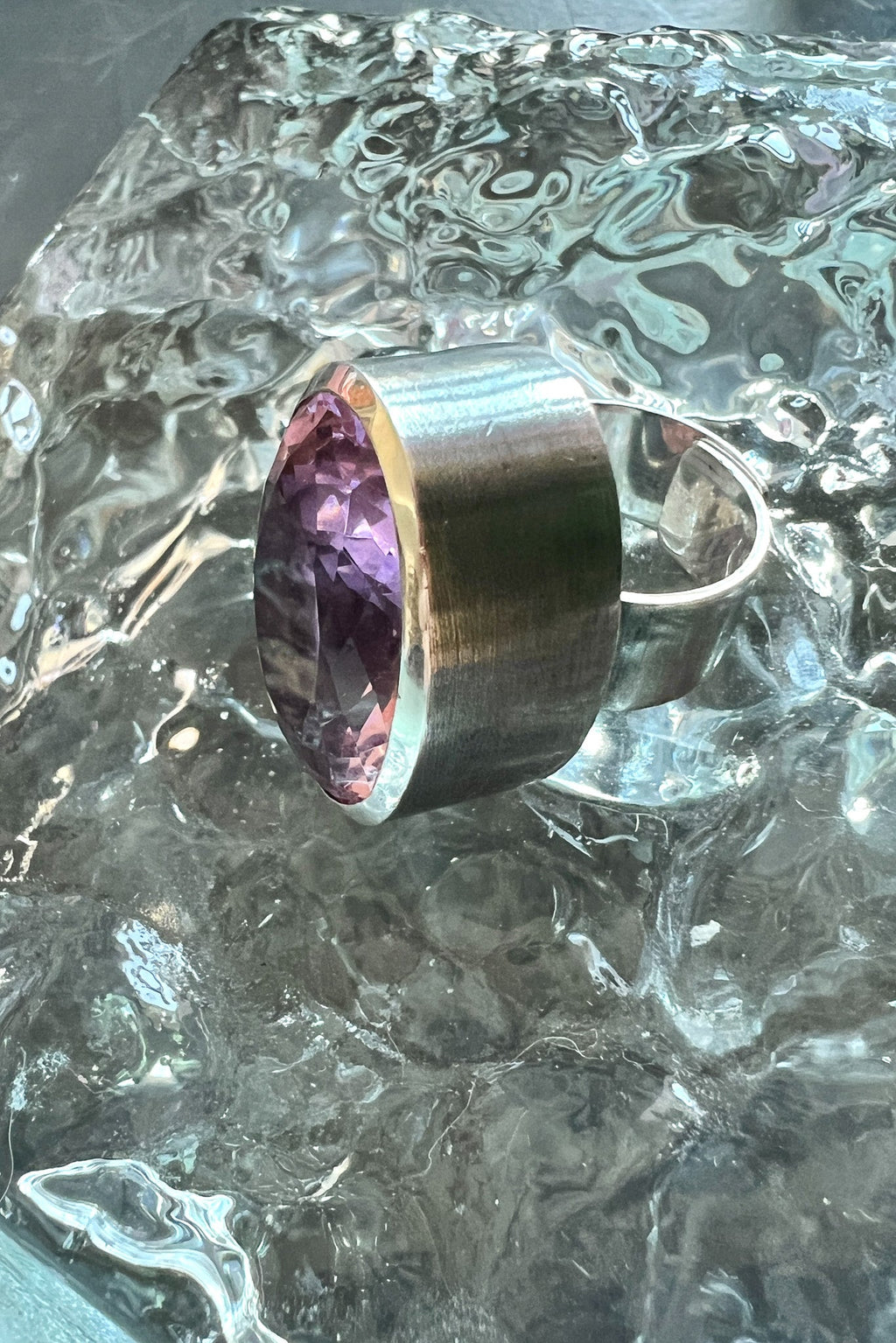 Mini Oval Colossus Ring in Pink Azalea (Silver) SHIPS IN FEBRUARY