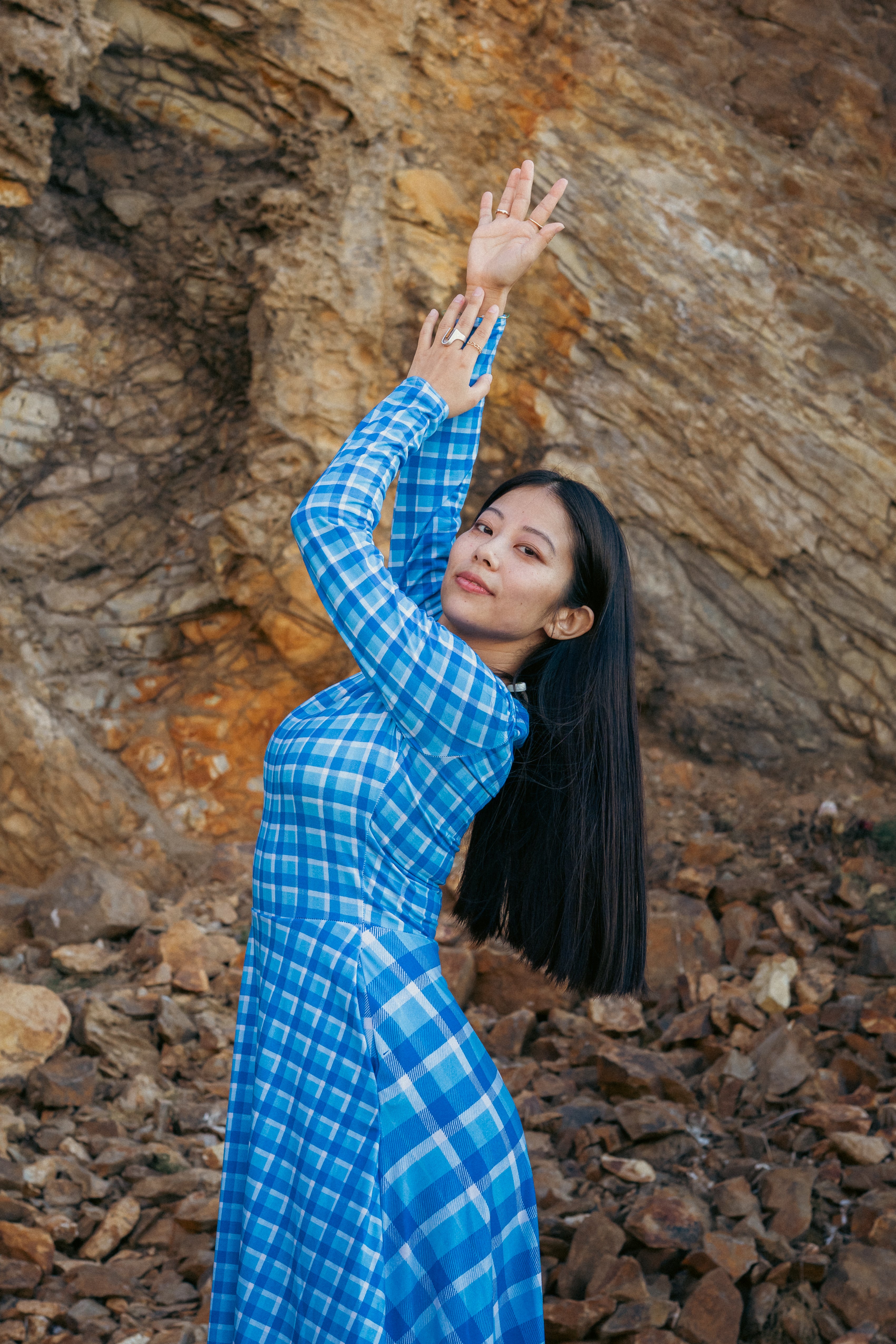 Zoe Dress - Palaka Blues