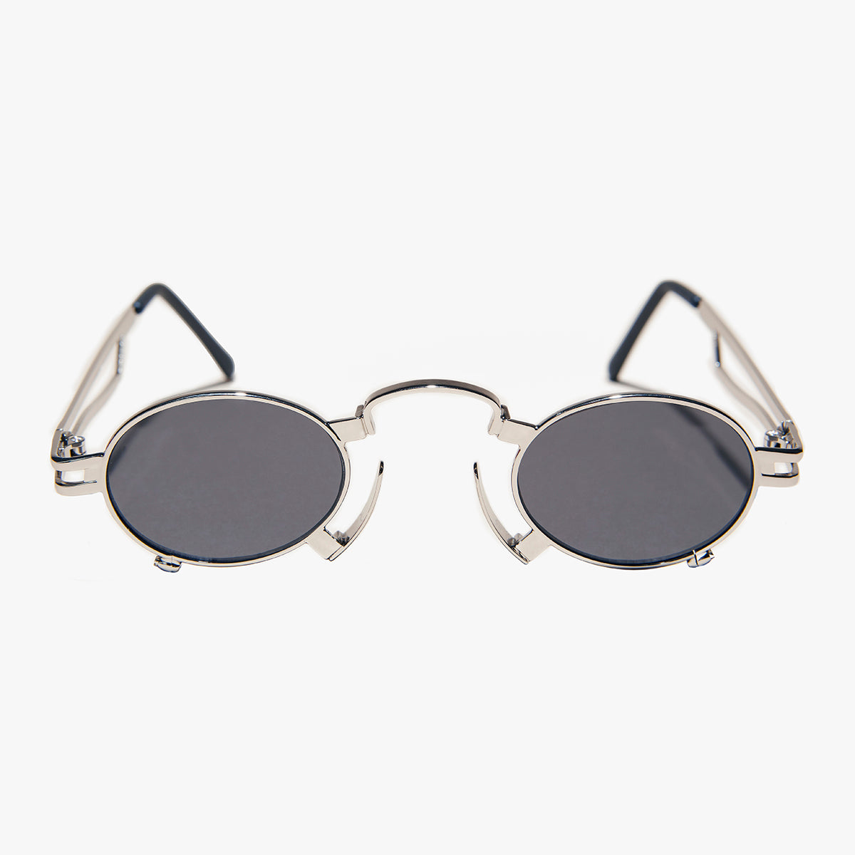 Ultimate Silver Steampunk Sunglass - Jules
