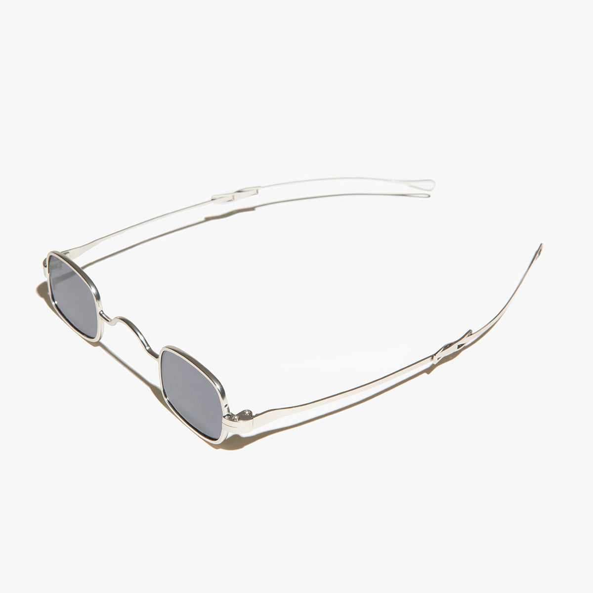 Tiny Rectangular Spectacle Sunglass with Sliding Temples - Kane