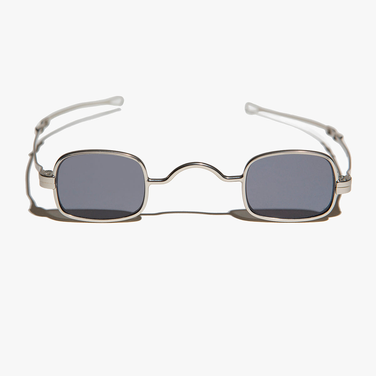 Tiny Rectangular Spectacle Sunglass with Sliding Temples - Kane