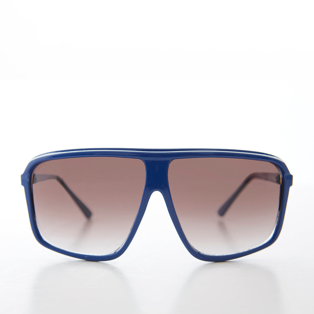 Large Square Aviator Vintage Sunglasses - Kreski