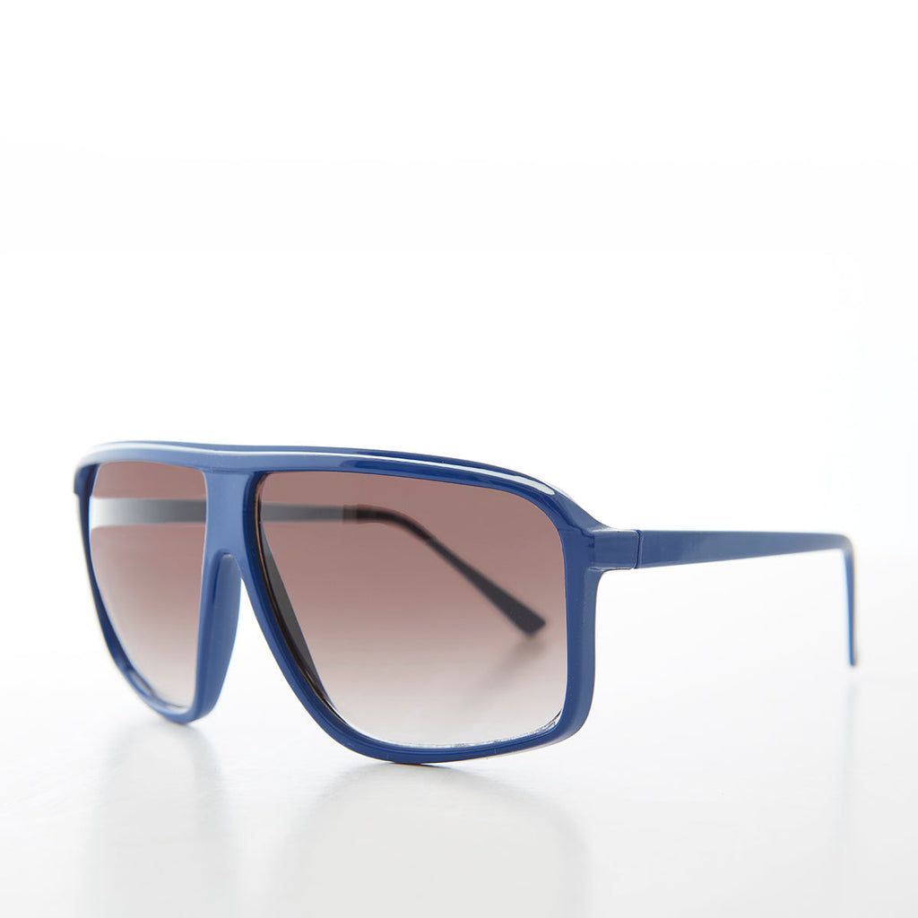 Large Square Aviator Vintage Sunglasses - Kreski
