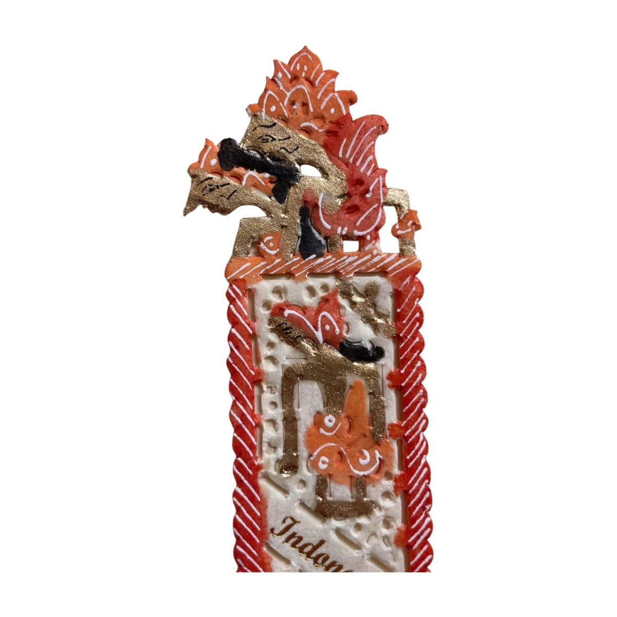Leather Shadow Puppet Indonesian Wayang Bookmark