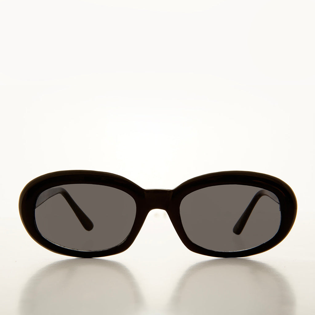 Mod 90s Oval Simple Sunglasses - Lilia