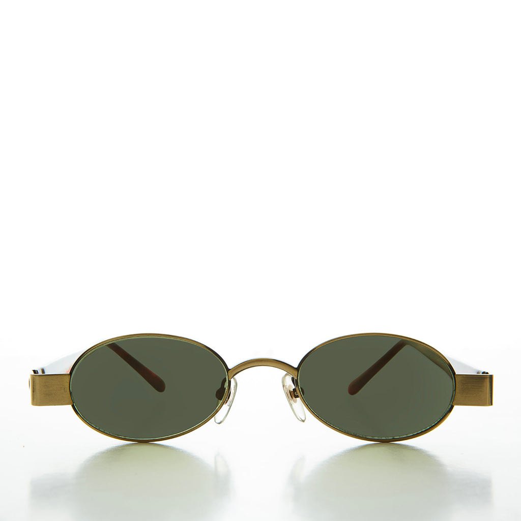 90s Oval Micro Sunglasses - Luna