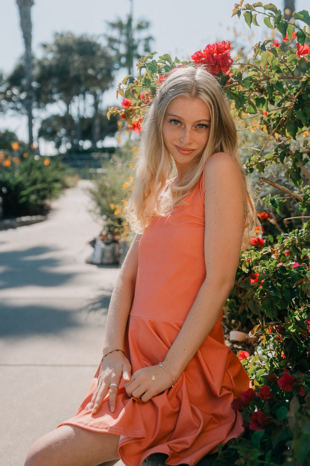 Sara Dress — Terracotta