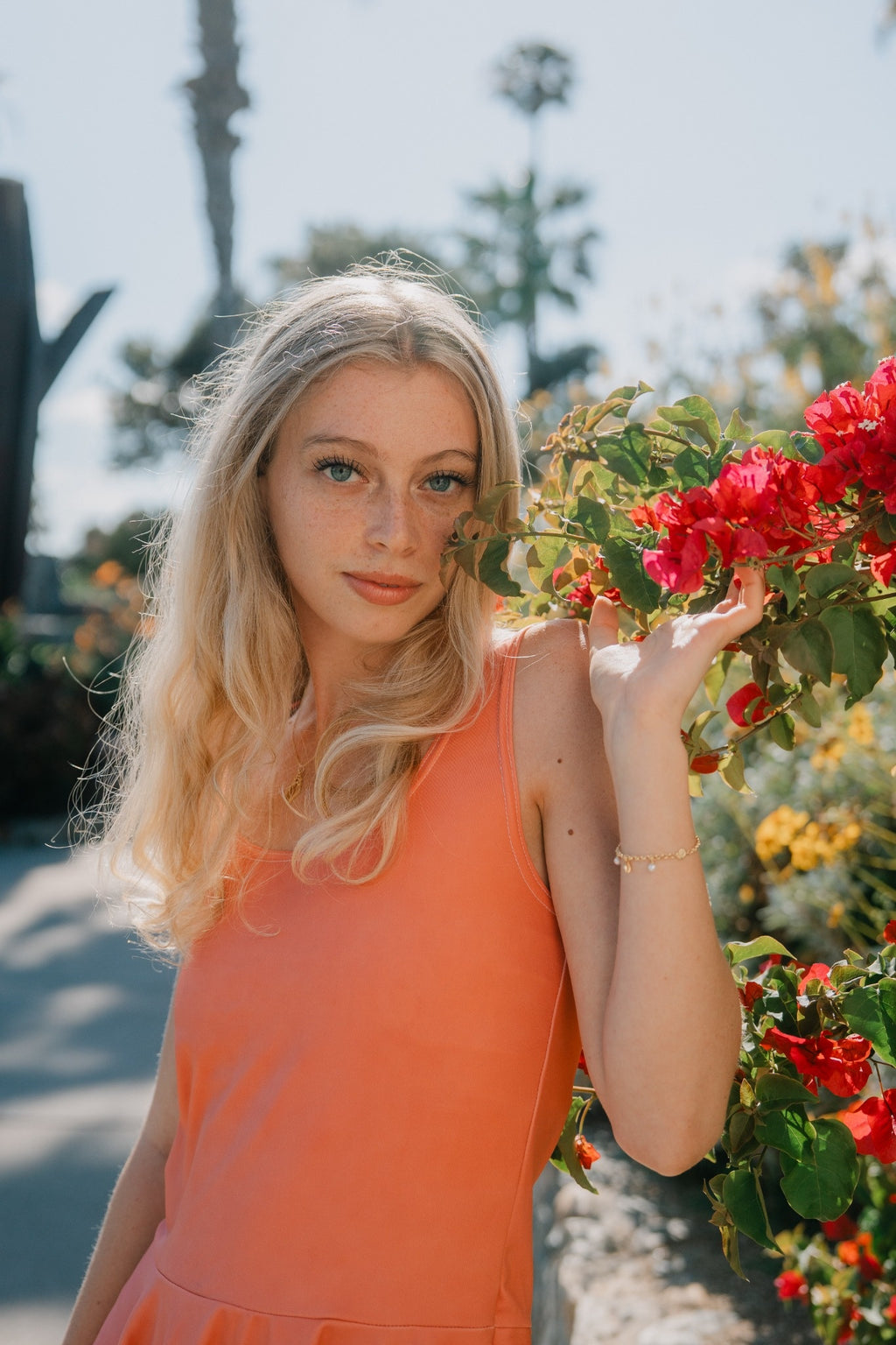 Sara Dress — Terracotta