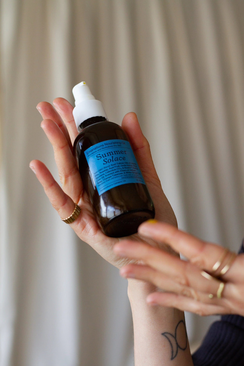 Emanations Profound Face Oil – Deeply Nourishing Tallow, Emu Oil, Champa, Tuberose & White Ginger Lily