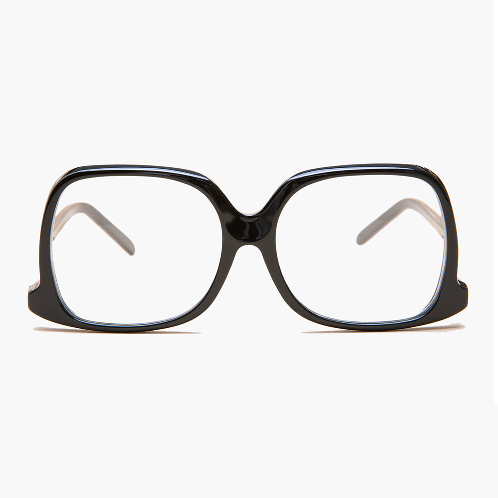 Black Oversized Reading Glasses - Mia