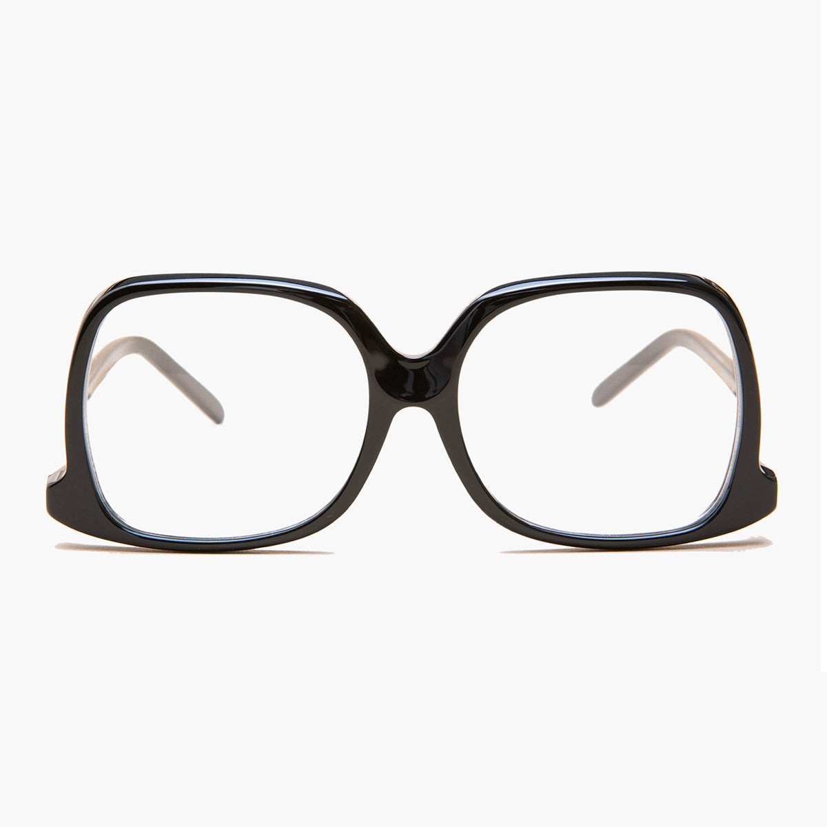 Black Oversized Reading Glasses - Mia