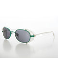 Cyber Punk Oval Vintage Sunglass - Mystery