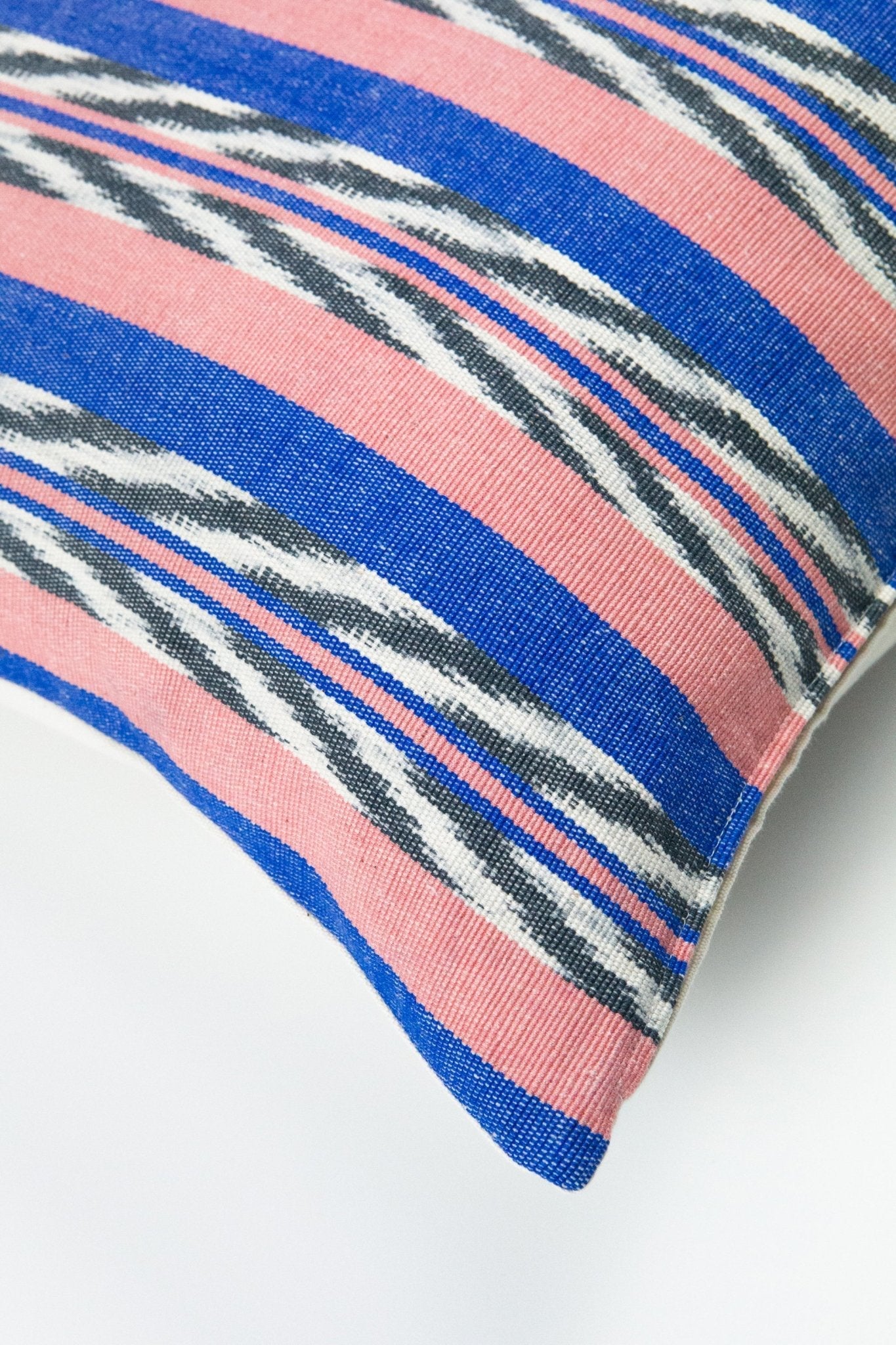 Maya Jaspe Blue & Coral Pillow