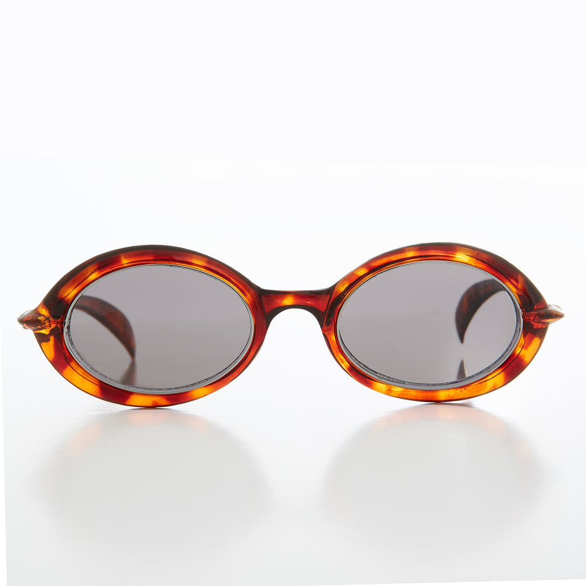 Small Oval Sci-Fi Vintage Sunglass - Nano