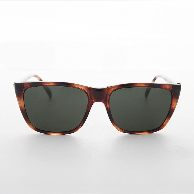 Classic Large Rectangle Frame Vintage Sunglass - Nan