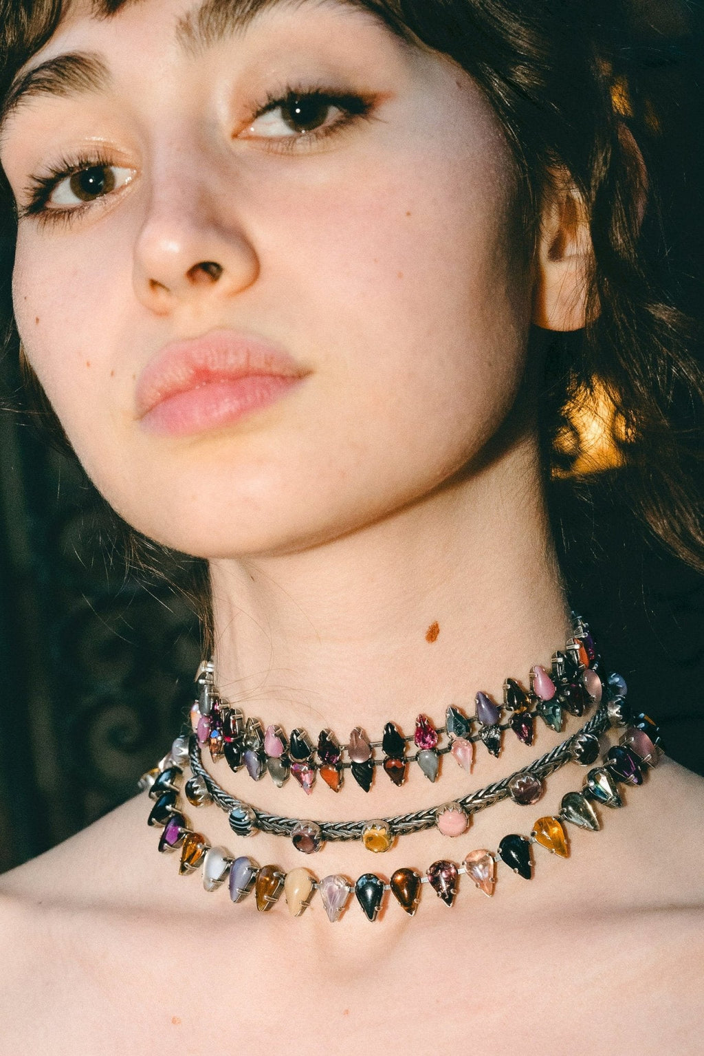 Chainmail Choker in Punk Rocks (Silver) SHIPS IN FEBRUARY