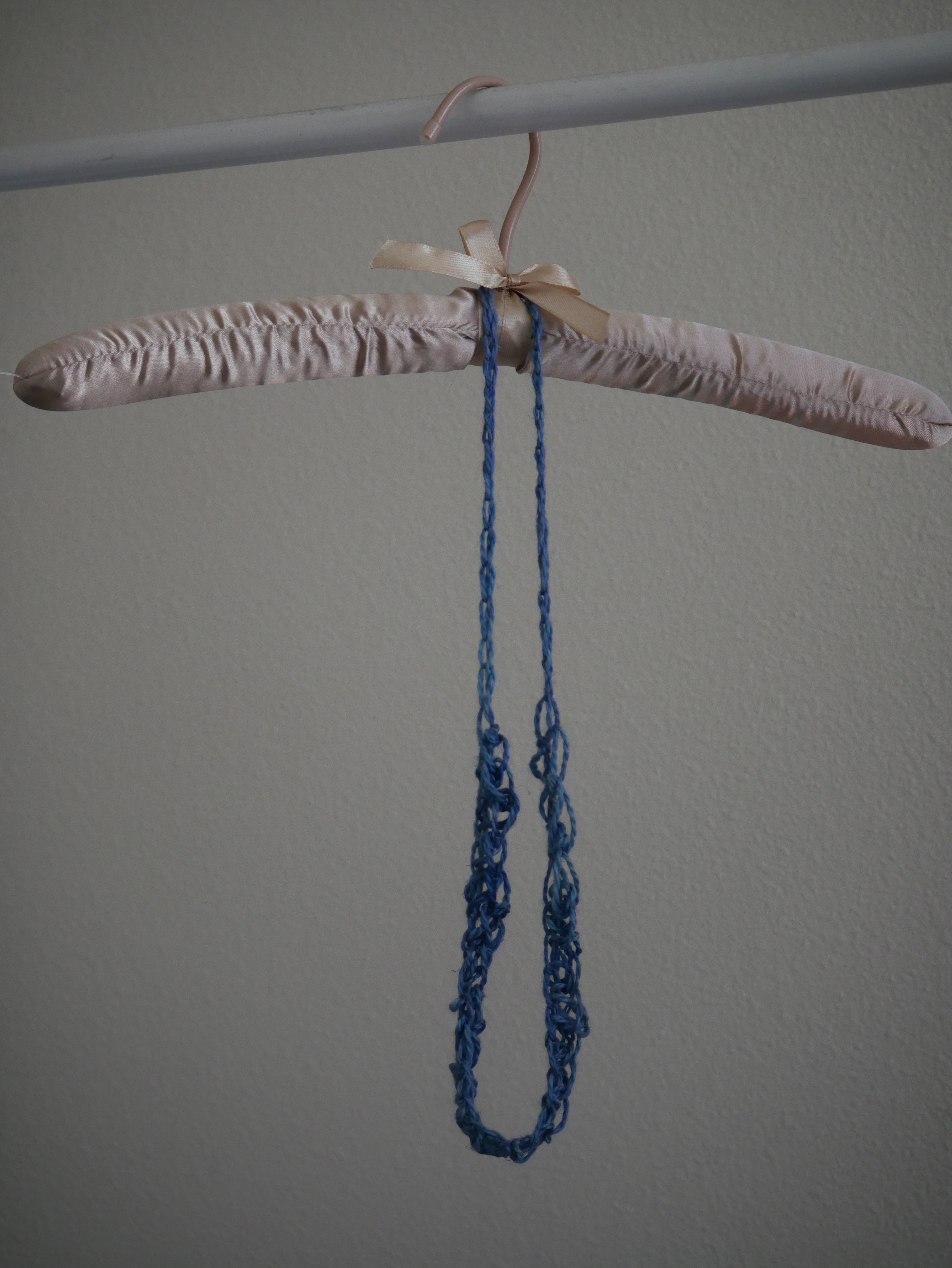 Blue Jade Crochet Lei