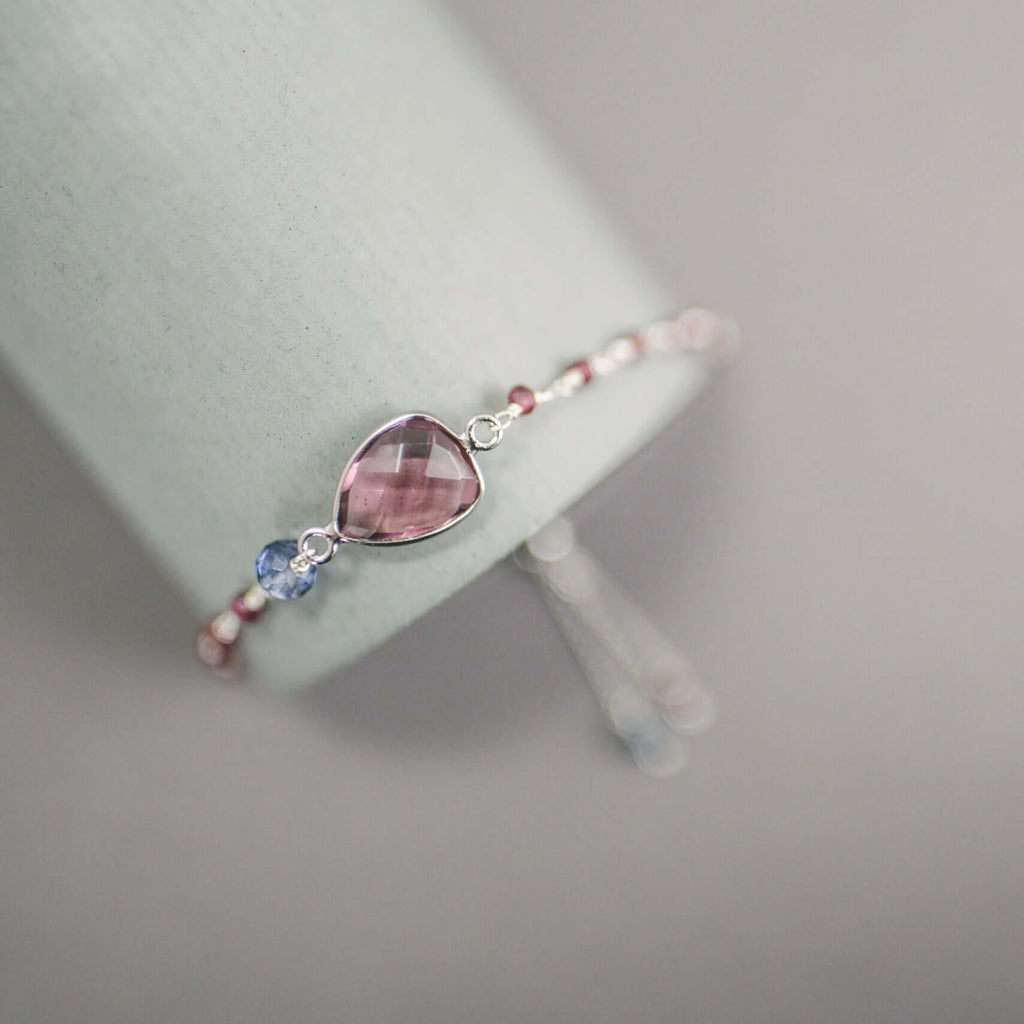 Green Amethyst Gold Isla Bracelet