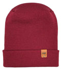 Patented H Stitch Cuffed Beanie, Burnt Maroon