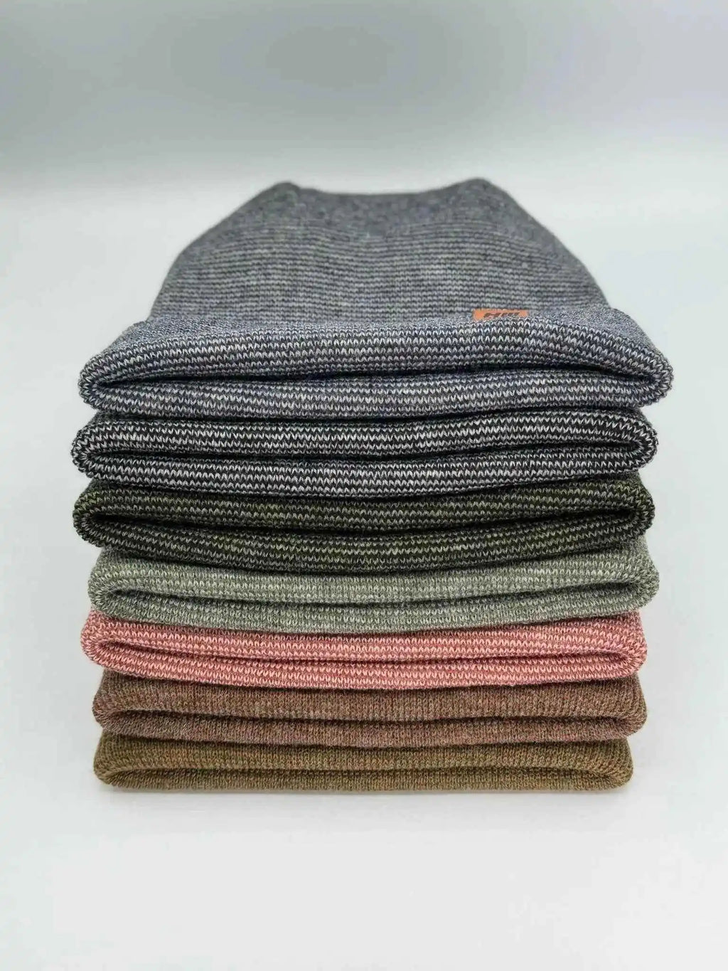Patented H Stitch Fusion Cuffed Beanie, Brown  and Green