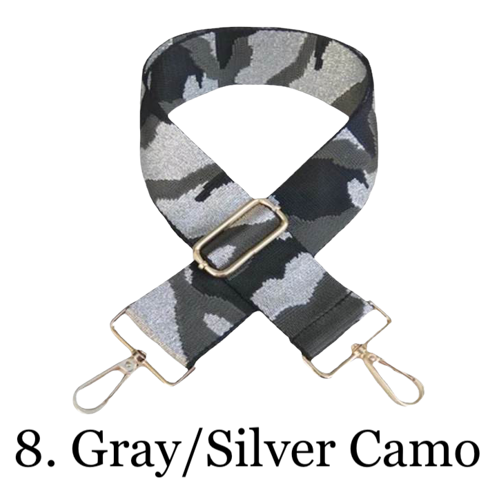 The James | Clear with Gray Trim Sling Bag - Pick Your Strap