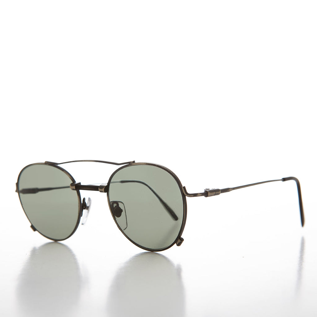 Round Aviator with Industrial Accents - Ray