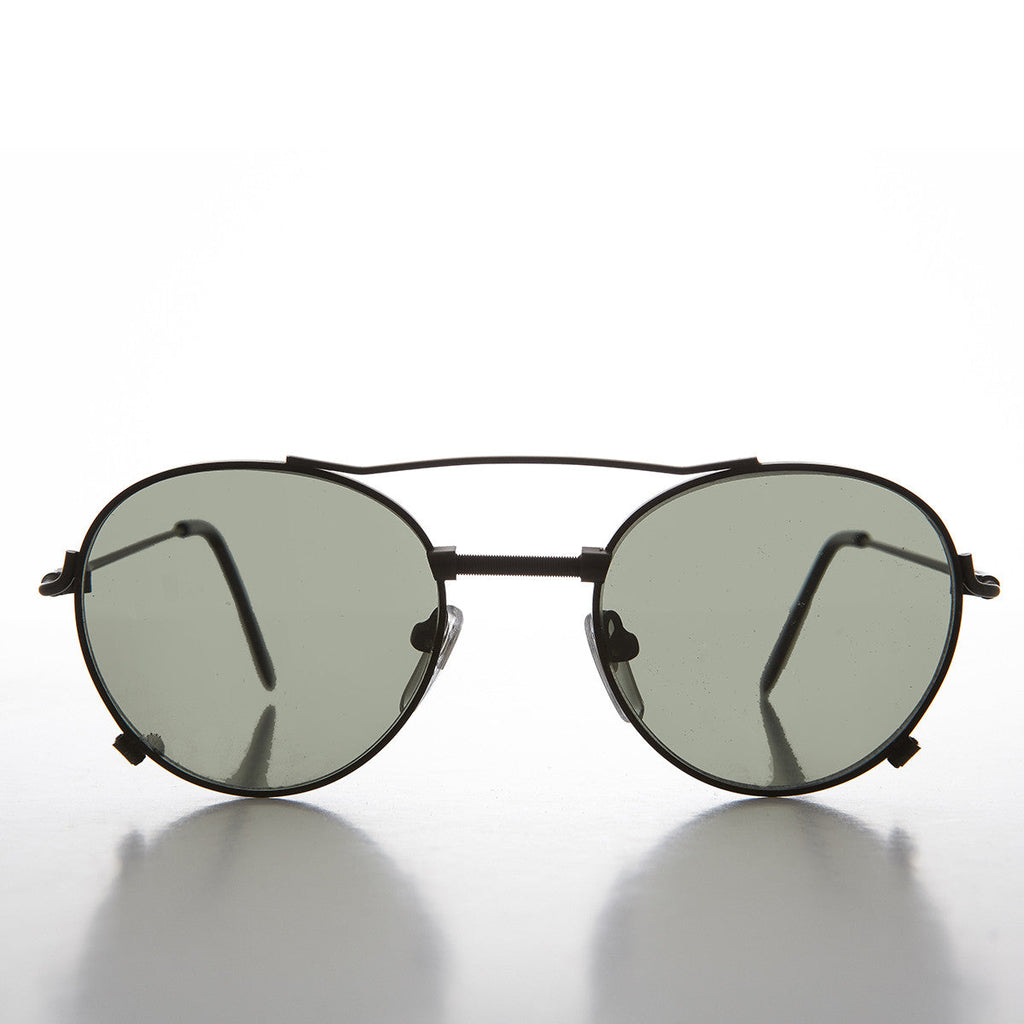 Round Aviator with Industrial Accents - Ray