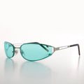 Oval Y2k Wrap Around Sunglasses - Rickey